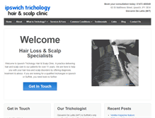 Tablet Screenshot of ipswichtrichology.co.uk
